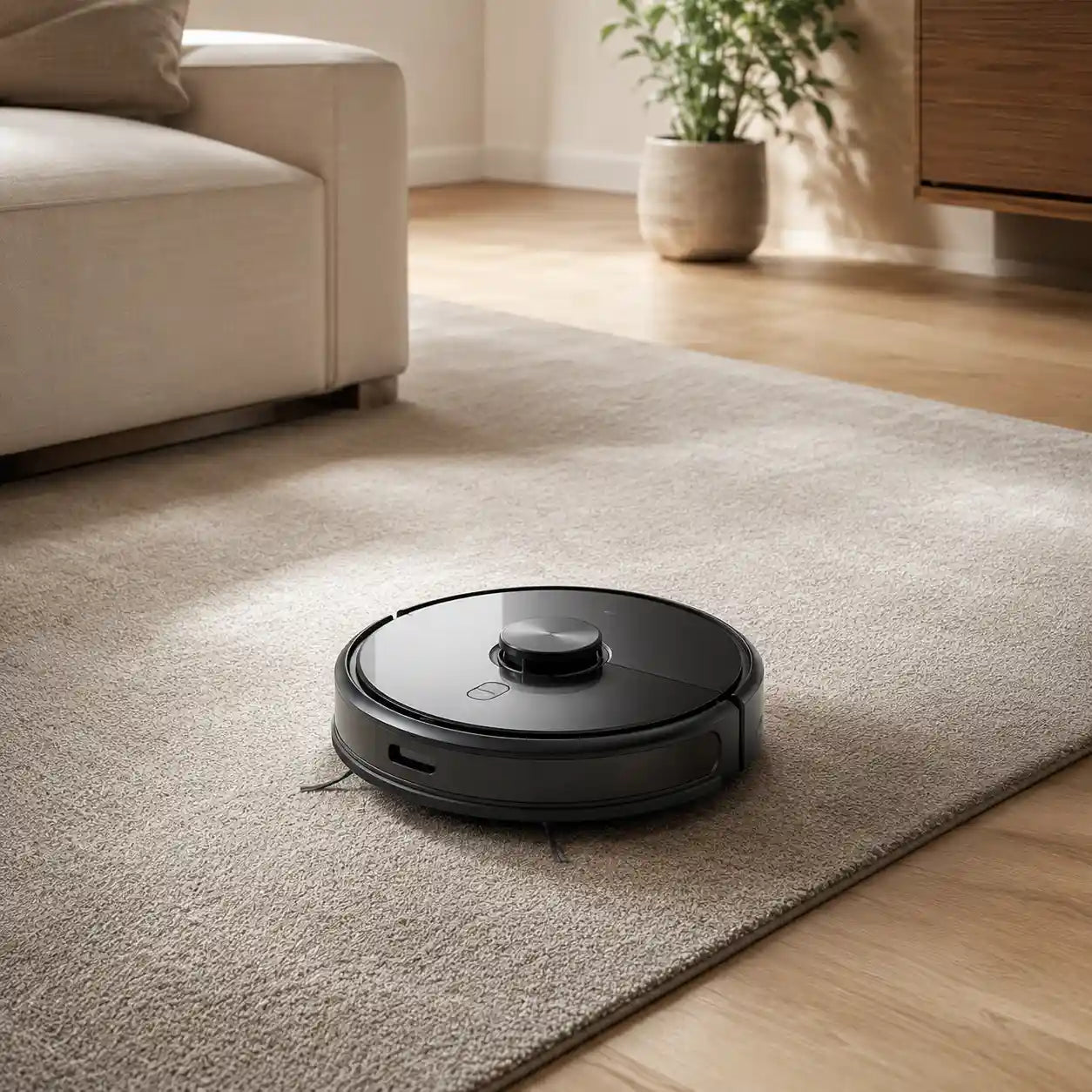 Robots compacts sans station