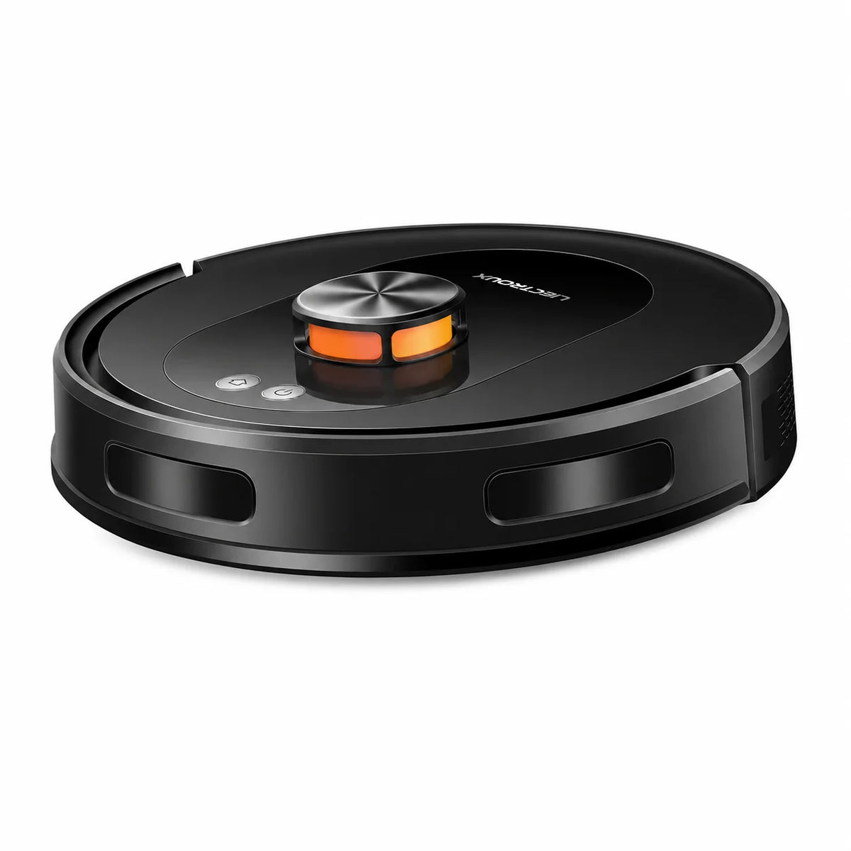 Robot aspirateur T9 Aspiria — vue latérale sur fond blanc