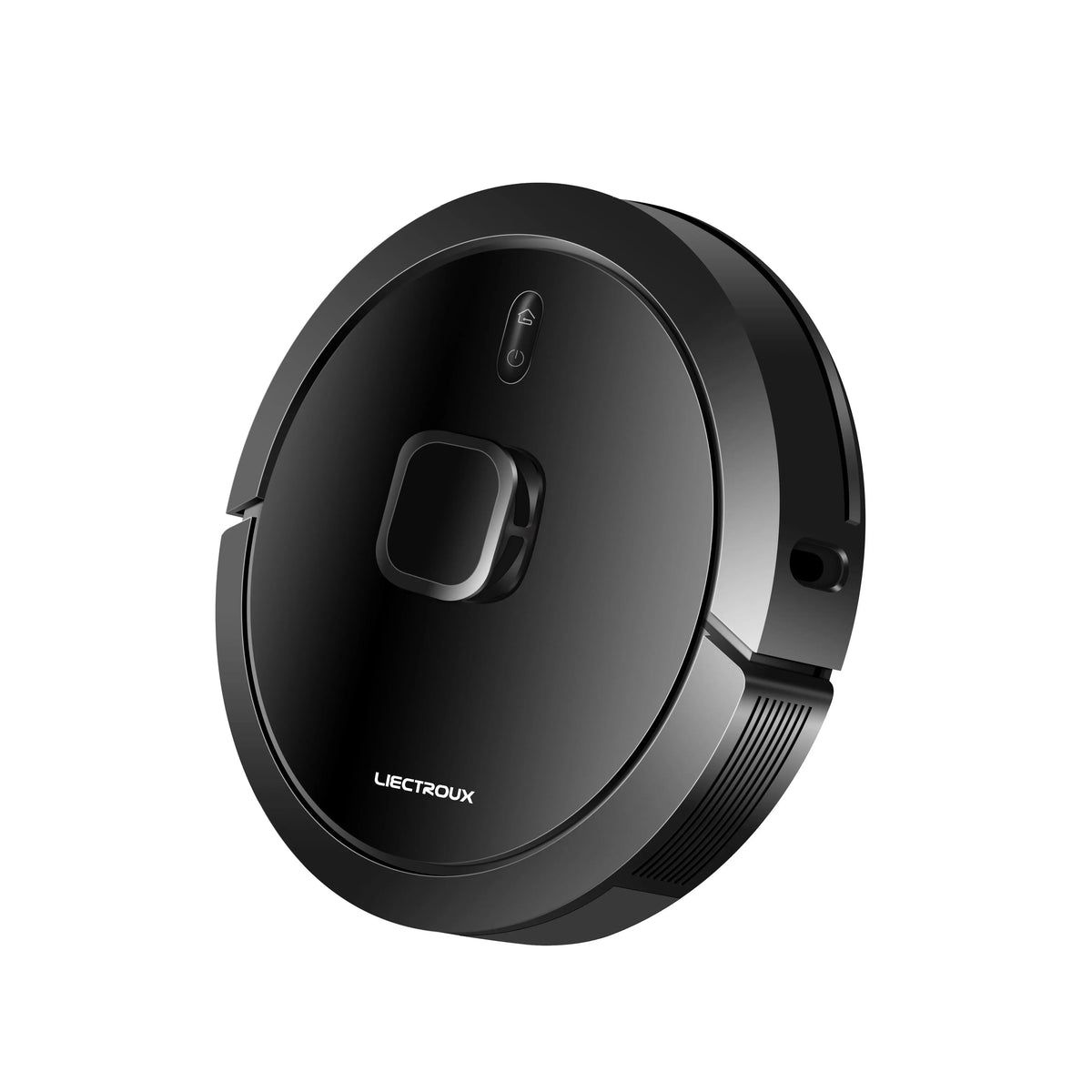 Robot aspirateur G7 Aspiria et sa base de recharge intelligente sur fond blanc