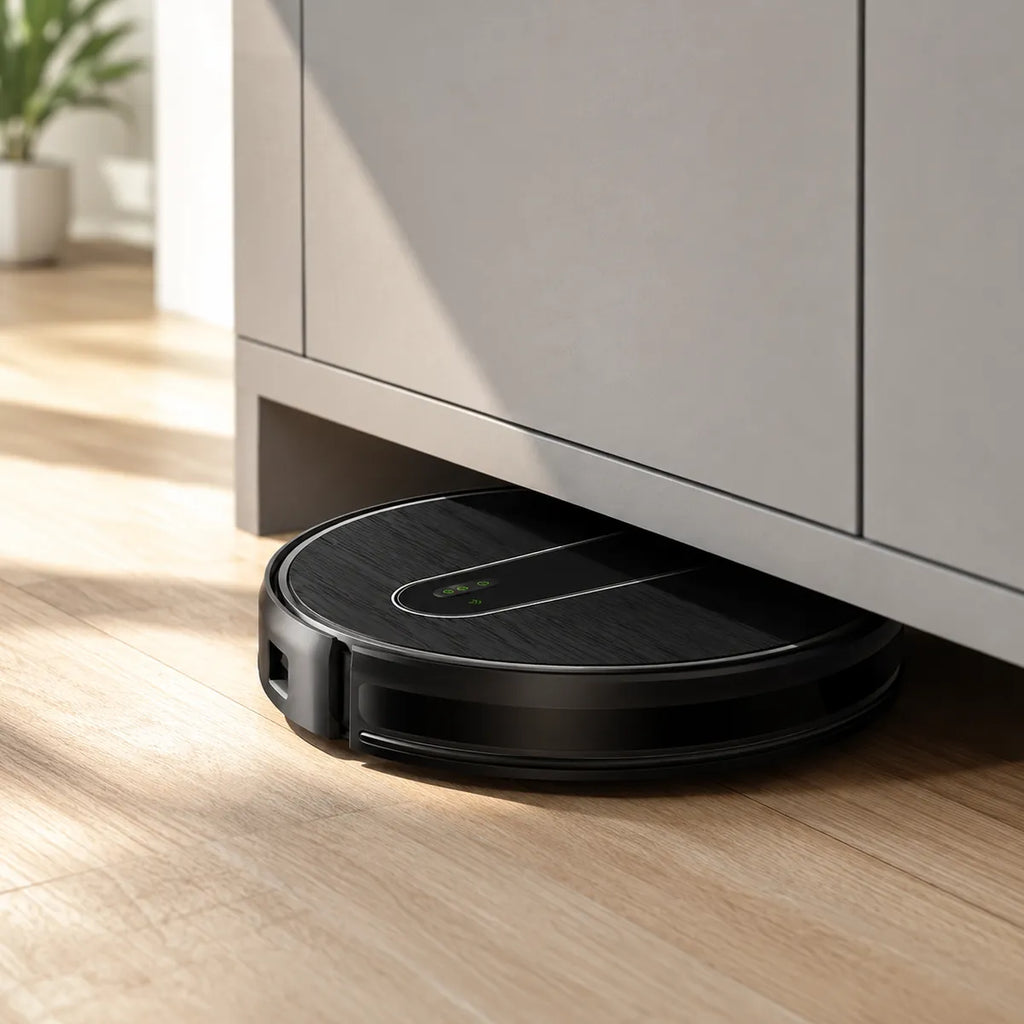 Aspirateur robot L200 Aspiria — programme de nettoyage hebdomadaire
