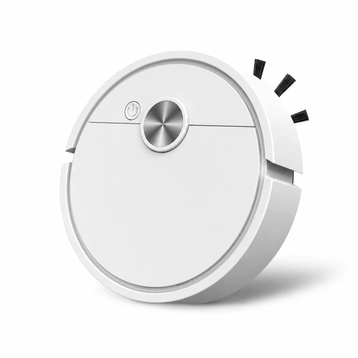 Aspirateur robot Lite Aspiria sur fond blanc — produit seul