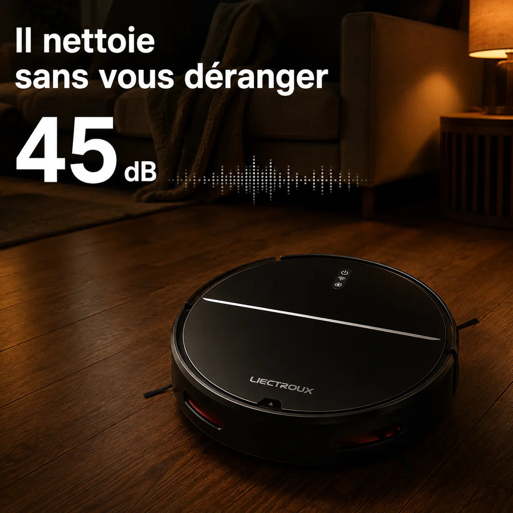 Aspirateur robot M7S Pro Aspiria — aspiration et lavage