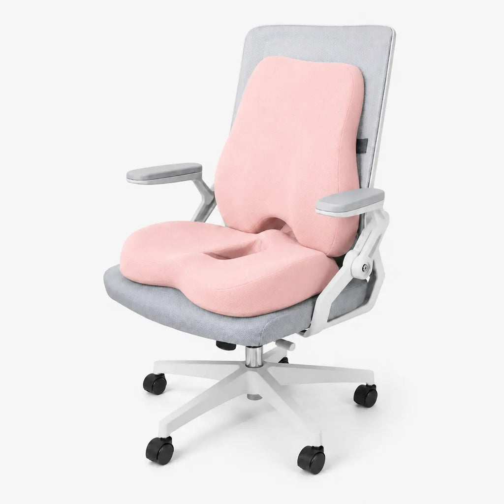 Set_coussin_assise_lombaire_coloris_rose_fond_blanc