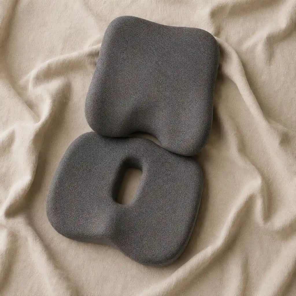 Coussin_d_assise_ergonomique_sur_drap_detail_texture