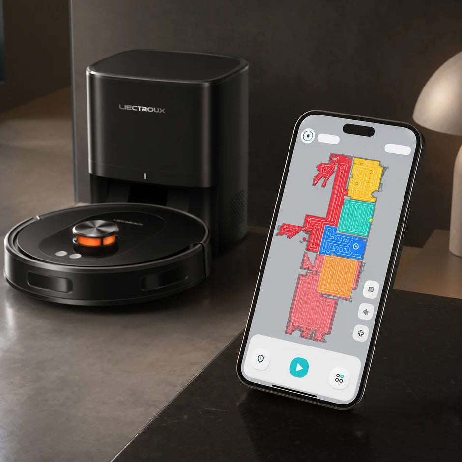 Aspirateur Robot Connecté avec Base Auto-Vidage